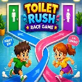 Toilet Rush Race Game
